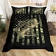 thumbnail image 1 of x2167 Bed SheetsPike Fish Bedding Striped Bass Big Pattern Hunting and Fishing Themed Duvet Cover for Boys BedRoom Decorations for Teens 3-Piece Bedding Set (1 Duvet Cover + 2 Pillow Shams) nj2167, 1 of 5