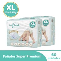 Pañal Desechable Super Premium Xl Infans 60 Und