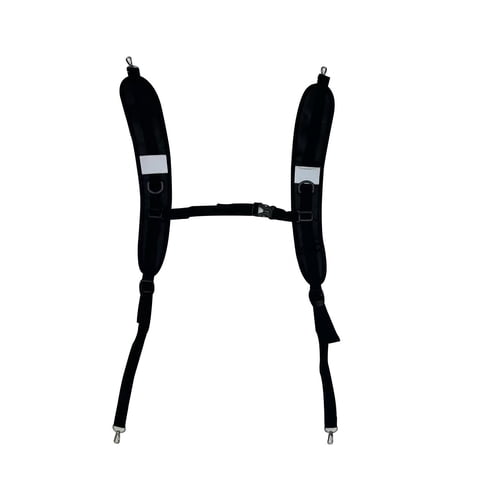 Xusx111 - Mochila Ajustable Correas De Hombro Impermeable Correa De Reemplazo Acolchados Suspensiones Para Bolsa Seca Bolsa De Buceo Al Aire Libre Deporte Negro (Gancho De Aleación)