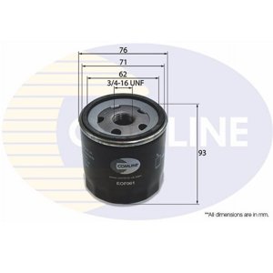 Comline - Filtro Aceite Para Auto Eof061