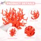 thumbnail image 4 of Decoración de Coral para Acuario Uxcell, Decoraciones para Peceras, Adornos de Coral para Peceras, 5.9x2.2x4.7 Pulgadas, (Naranja, 1 Unidad), Destinado para Decoración de Paisajismo de Acuarios, 4 of 6