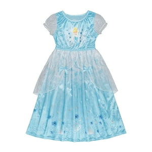 Camisón Disney, Vestido De Fantasía De Cenicienta Para Niñas, 3T