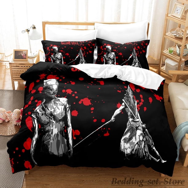 Movie Silent Hill Bedding Set Bed Set Aldult Kid Bedroom Duvetcover Sets parure de lit Bed