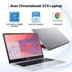 thumbnail image 2 of Portátil acer Chromebook 315 15.6 pulgadas FHD IPS Celeron N4500 de 4 GB, 2 of 7