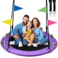 Platillo Tree Swing Heyzoo De 48 Pulgadas Con Capacidad Para 410 Kg, Color Morado
