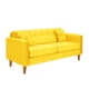 thumbnail image 2 of Sofa New Retro 3C Felpa 04 Amarillo, 2 of 6