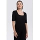 thumbnail image 1 of Polera Mujer Manga Globo Texturizada Negro, 1 of 4