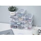 thumbnail image 3 of Un juego de 10 cajas de almacenamiento pequeñas con tapas, mini cajas de almacenamiento de plástico apilables transparentes, 3 of 5
