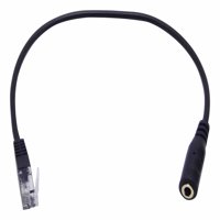Genérico - Cable Adaptador Rj9 Macho A 35Mm Hembra Para Call Centers