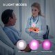 thumbnail image 2 of Linterna LED recargable rosa con clip Mayaugst, 2 of 7