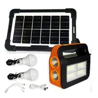 Genérico - Kit De Energia Solar Con Iluminacion Y Carga Usb 3V