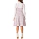 thumbnail image 3 of INSPIRE CHIC Vestido de Tweed para Mujer sin Mangas Cuello Cuadrado Cuadros Línea A Pinafore Vestidos S Rosa, 3 of 6
