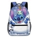 thumbnail image 1 of MINISO Disneys Stitch Kawaii Backpack Anime Cartoon Style Adorable College Bag with Fun Zipper Detail Perfect Womens Daily Use, 1 of 3