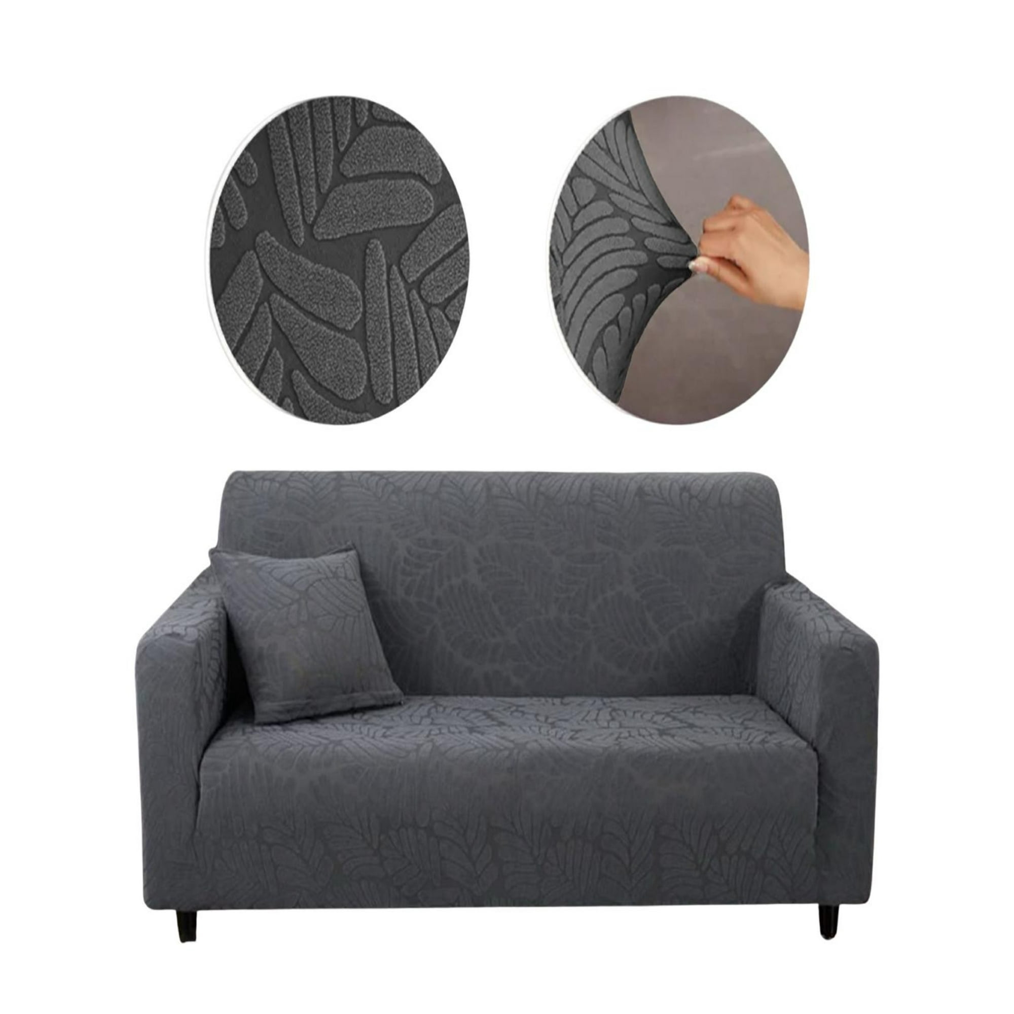 Genérico - Funda Sofá 3 Cuerpos Texturizada Ajustable 6n11