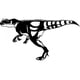thumbnail image 1 of Decomural T-rex Dinosaur Tyrannosaurus Rex WS-17543, 1 of 2