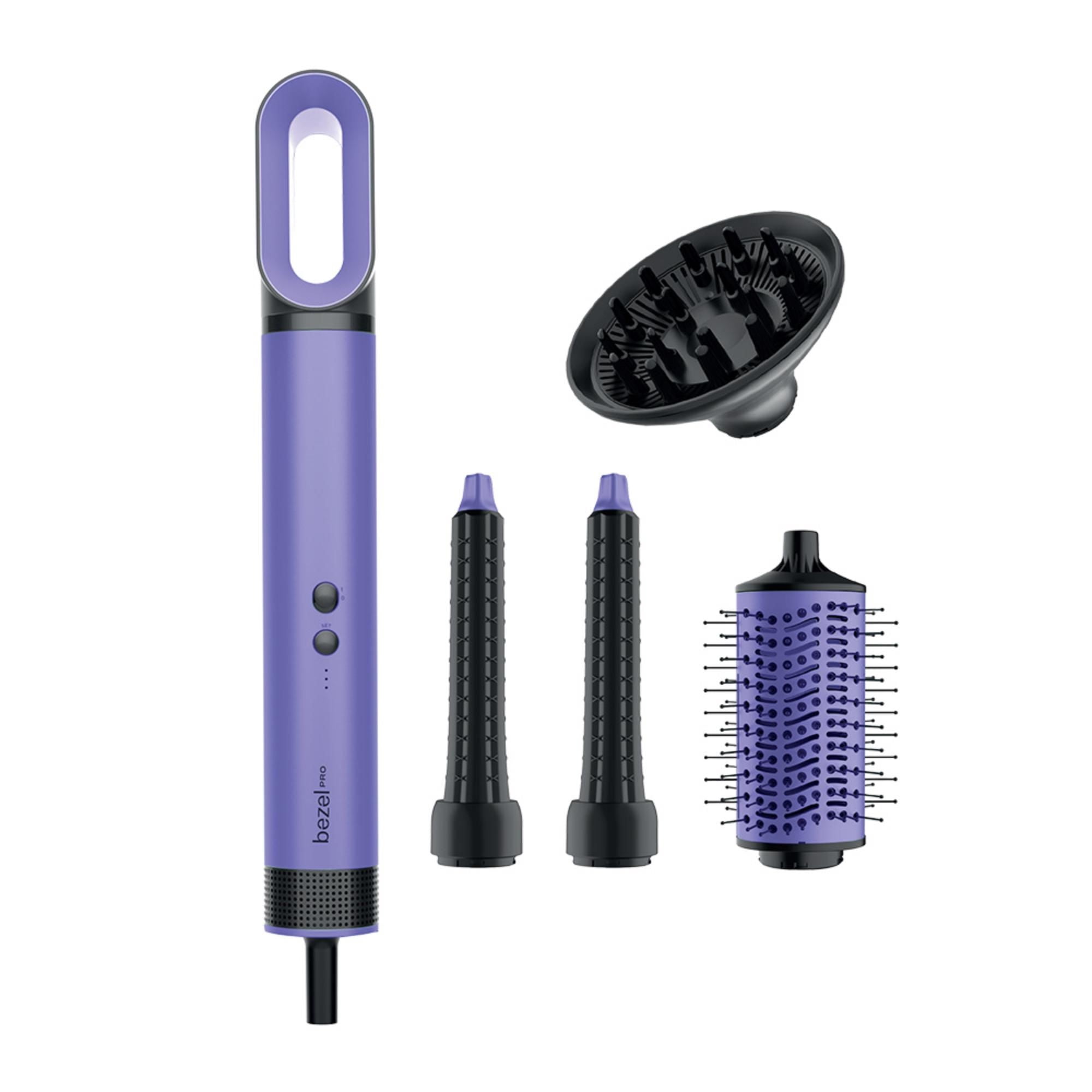Secador Multistyler 5 En 1 Bhr-008 1500 W Morado Bezel Pro
