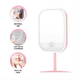 thumbnail image 4 of Espejo Blanco De Maquillaje Luz Led Ajustable 3 Tonos Recargable Usb, 4 of 6