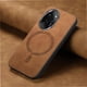 thumbnail image 3 of Magnetic Slim Case for Honor 100 Pro with Camera Guard & Anti-Scratch Back Brown, 3 of 6