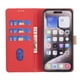 thumbnail image 4 of Funda Cartera con Bloqueo RFID para Motorola Moto G15 con Ranuras y Soporte Rojo, 4 of 5