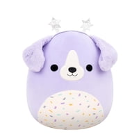Squishmallows - Malvaviscos De Peluche Deontay The Purple Retriever, 35 Cm