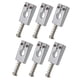 thumbnail image 1 of 6 Uds Rodillos Para Guitarra Montura Puente Cuerdas Monturas Para Guitarra Eléctrica-plata, 1 of 3