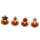 thumbnail image 2 of 4 Piezas De Estatuas De Calabaza De Halloween, Adornos De Mesa Para Gabinetes, Estantes Y Porches, 2 of 5