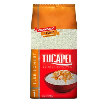 Arroz Grado 1 Grano Largo Blue Bonnet Bolsa 1 Kg Tucapel