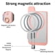 thumbnail image 3 of Funda Magnética Para Samsung Galaxy Z Flod 4 Con Billetera Y Anillo Protector Resistente Rosa, 3 of 6