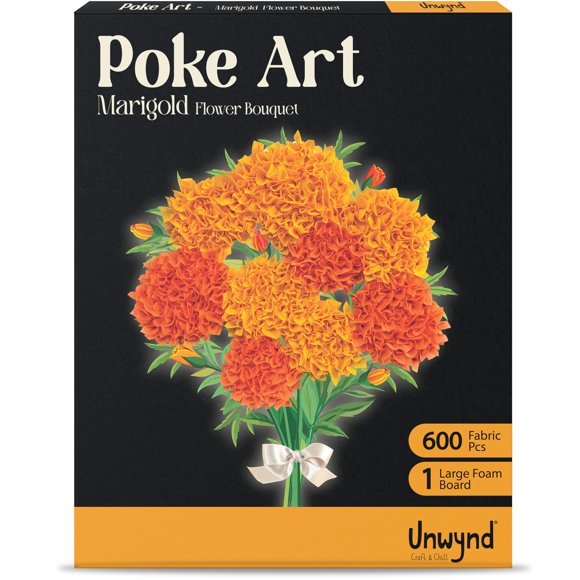 Kit de Arte Poke Unwynd Ramo de Flores de Caléndula 600+ Piezas