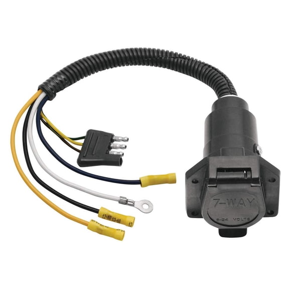 Adaptador de conector Tow Ready 20321 de 4 pines planos a 7 vías