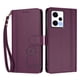 thumbnail image 3 of Funda Cartera Trébol para Xiaomi Redmi Note 12 Pro 5G con Ranuras Tarjetas y Carga Inalámbrica Violeta, 3 of 6