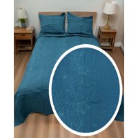 Genérico - Cubrecama Bordado 2 Plazas