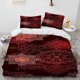 thumbnail image 1 of Mandala Bohemia Flower Comforter Bedding Set,Duvet Cover Bed Set Quilt Cover Pillowcase,King Queen Size Bedding Set Adult Child, 1 of 5