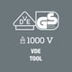 thumbnail image 2 of Extensión Wera 8794 LB VDE lang, 2 of 5