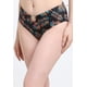 thumbnail image 3 of Bikini calzón clásico alto argolla estampado verde Talla L, 3 of 4