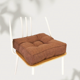 thumbnail image 5 of Xiao Hua Cojín de Silla de Algodón y Lino Marrón -1 Pieza, Cojín de Asiento Cuadrado Sólido de 17.72 X 17.72 X 3.54 Pulgadas, Cojín de Silla de Oficina con Relleno de Algodón, Decoración Minimalista, 5 of 5