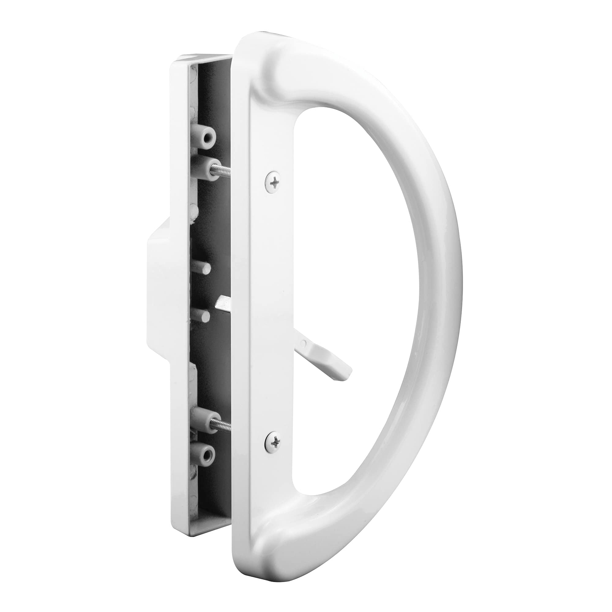 Juego De Manillas Corredizas Para Puertas De Patio Prime-line C 1225, Color Blanco