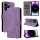 thumbnail image 1 of Funda Billetera para iPhone 15 con Soporte - Cartera de Cuero con Ranuras Morado, 1 of 5