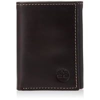 Cartera Timberland Plegable De Cuero Para Hombre En Marrón