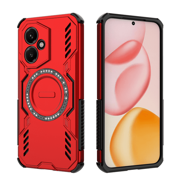 Funda FOXDOCK para Honor 400 5G , magnética, resistente a golpes, con soporte, unisex, carga inalámbrica