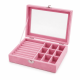 thumbnail image 1 of Joyero Organizador Velvet Glass La vitrina De Lujo Para Tus Tesoros, 1 of 6