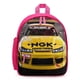 thumbnail image 1 of Mochila Escolar Desmarcar Auto de Carrera Rosa, 1 of 6