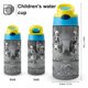 thumbnail image 2 of Familia de Esqueletos Espeluznantes Bailando Botella de Agua con Tapa Pop Top de Un Toque, Acero Inoxidable, a Prueba de Fugas, para Deportes, Botella Infantil azul 12 oz, 2 of 6