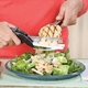 thumbnail image 1 of 1pc 2 In 1 Food Cutter Kitchen Scissors, Salad Chopper Vegetable Cutter With Built-in Cutting Board, 1 of 4