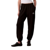 Joggers Calvin Klein Para Mujer, Con El Logotipo Del Monograma, Color Negro, Algodón