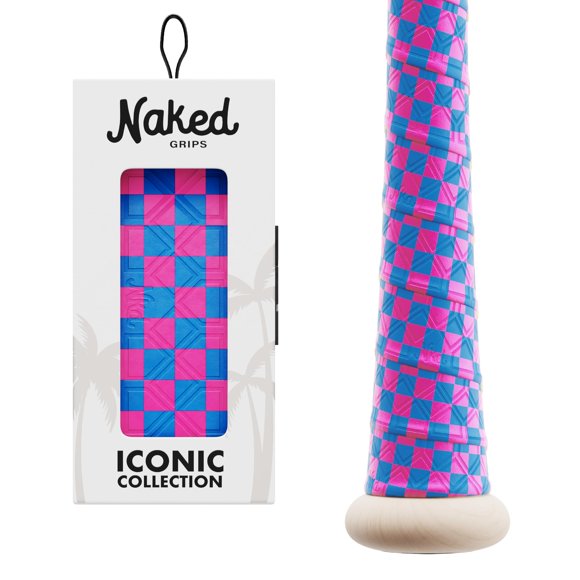 Grip para bate Naked Grips Neon Checkers 1.0 mm