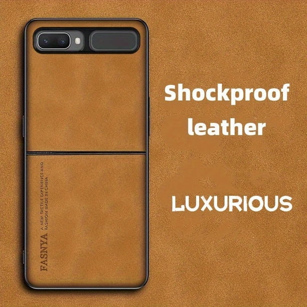 Premium Lamb Leather Wallet Phone Case With Shockproof Flip Cover For Samsung Galaxy Z Flip 3/4 - Protect Your Phone in Style!