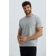 thumbnail image 2 of Polera Hombre Básica Con Bolsillo Gris Melange, 2 of 4
