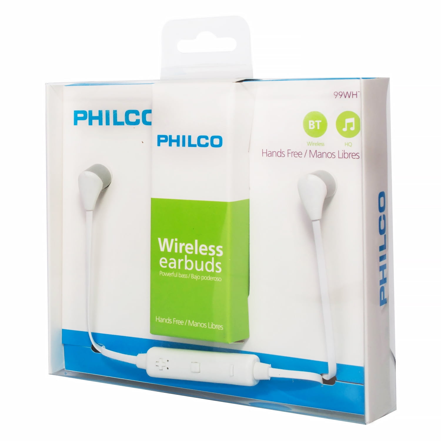 Philco - Audífono Bluetooth Estéreo Blanco