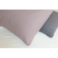Purolino - Fundas De Almohadas King De Lino